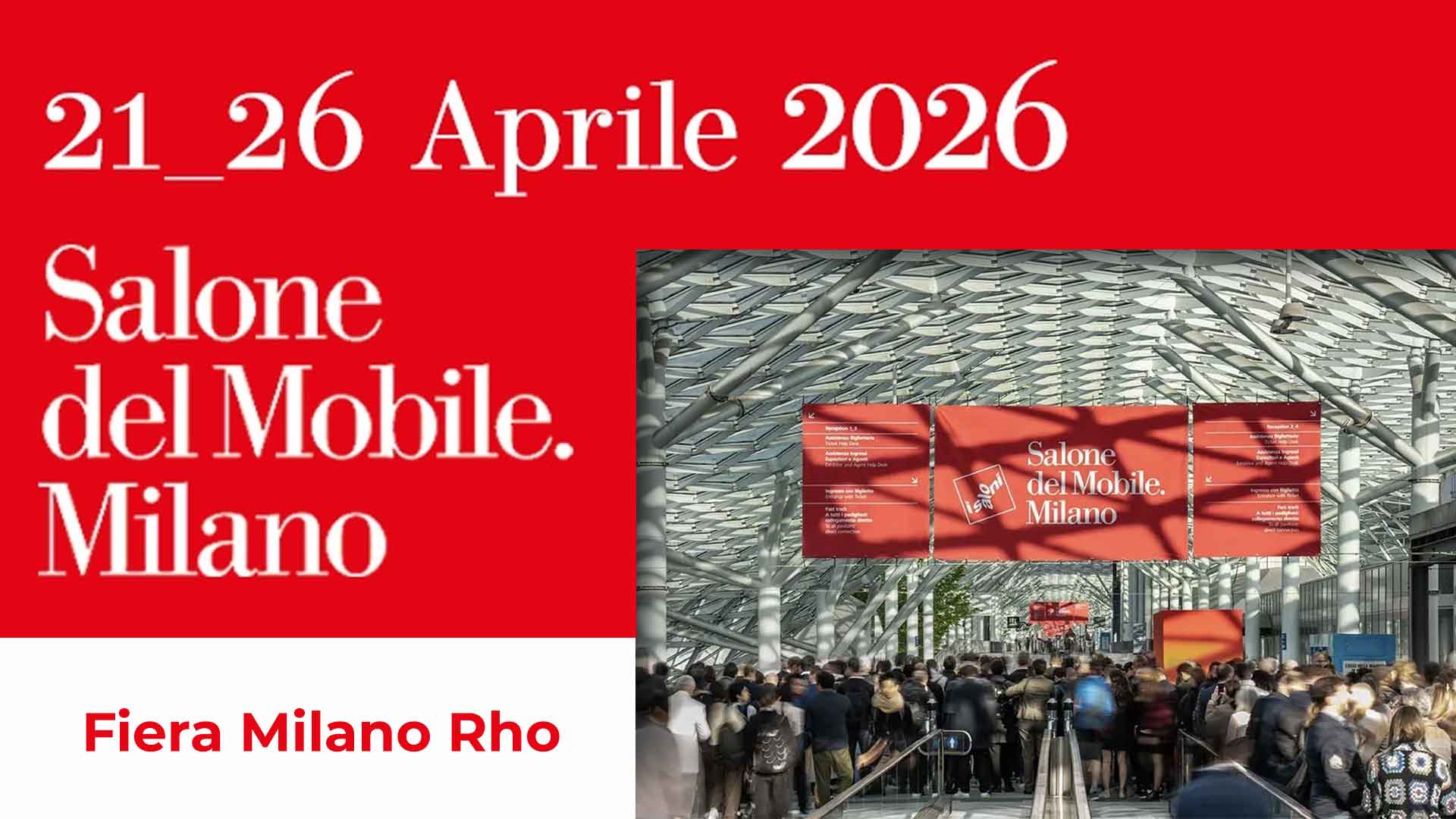 LEGNO – Salone del Mobile 2026, dal 21 al 26 aprile a Fiera Milano Rho: Confartigianato presente con iniziative presso il proprio stand