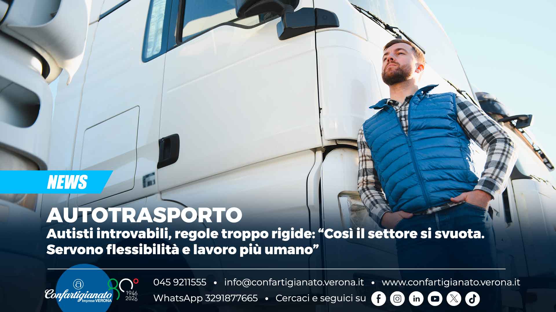 AUTOTRASPORTO – Autisti introvabili, regole troppo rigide: “Così il settore si svuota. Servono flessibilità e lavoro più umano”