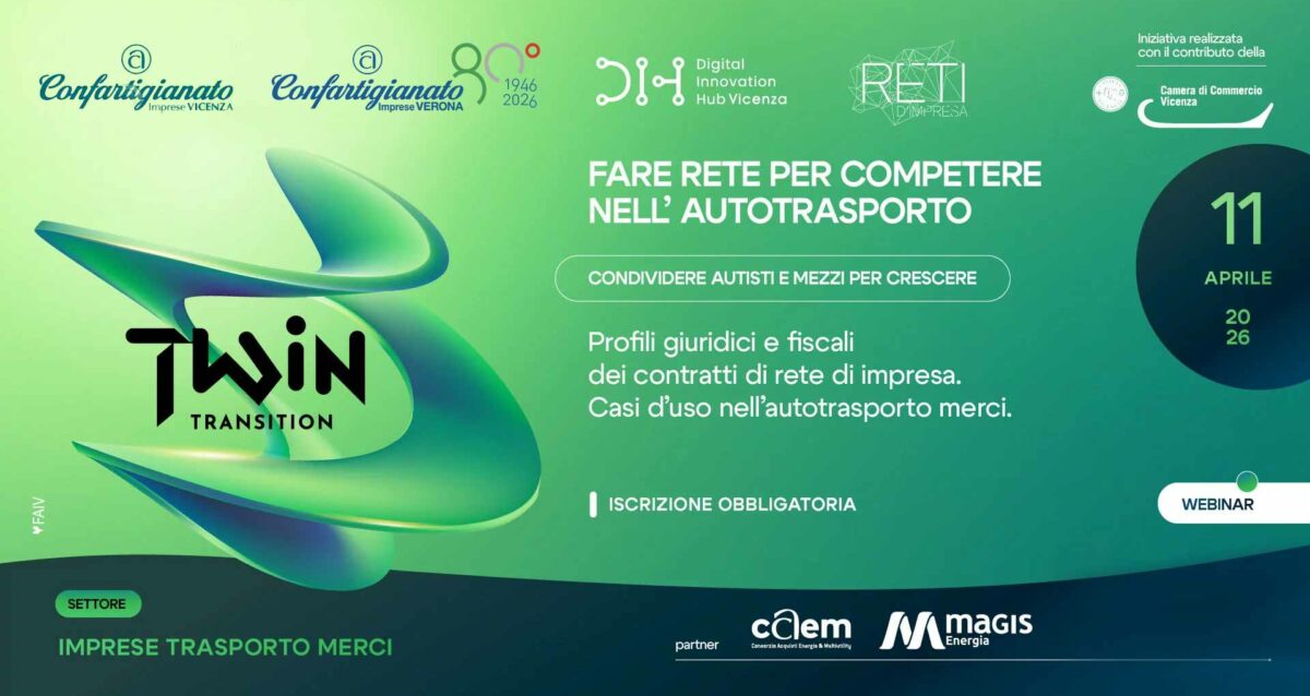 TRASPORTO MERCI – Fare rete per competere nell'autotrasporto: sabato 11 aprile, un webinar informativo su una possibile soluzione ad alcuni problemi