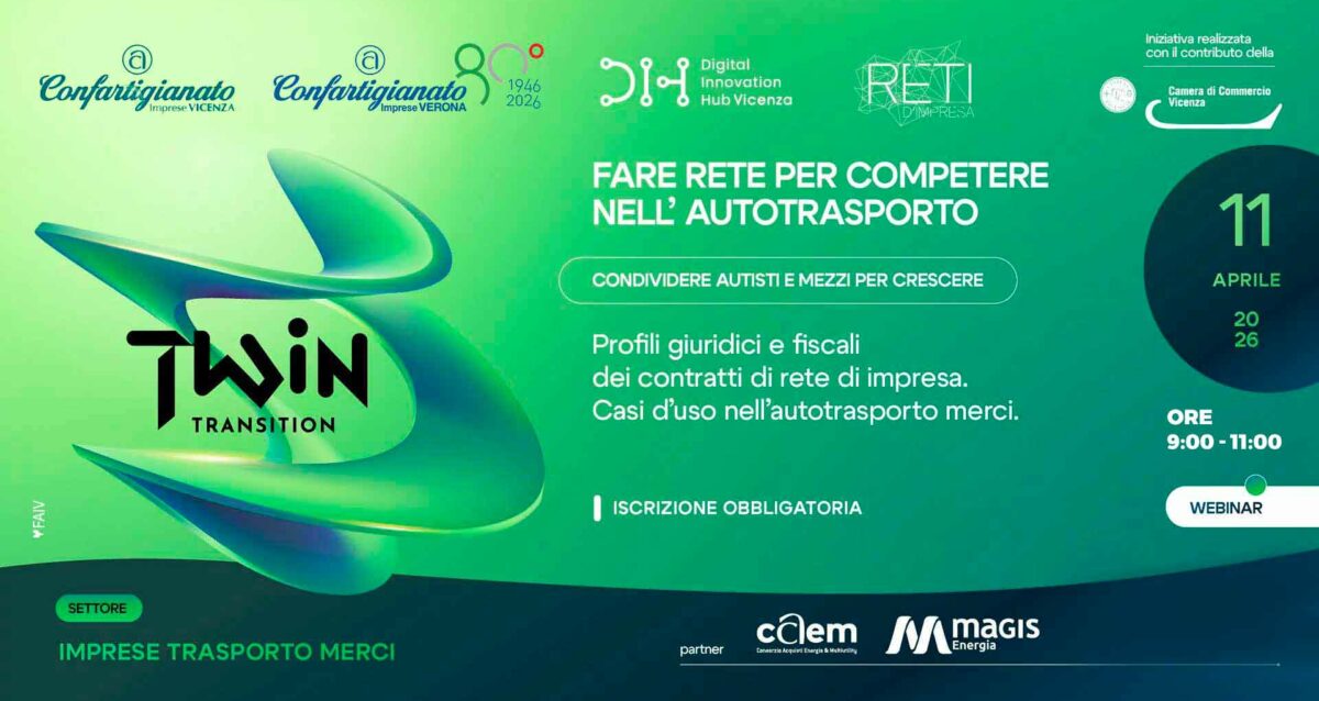 TRASPORTO MERCI – Fare rete per competere nell'autotrasporto: sabato 11 aprile, un webinar informativo su una possibile soluzione ad alcuni problemi