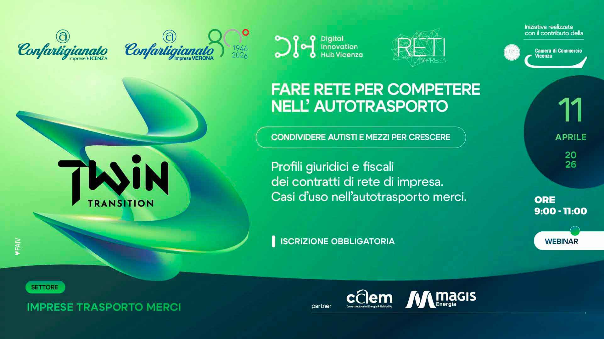 TRASPORTO MERCI – Fare rete per competere nell'autotrasporto: sabato 11 aprile, un webinar informativo su una possibile soluzione ad alcuni problemi