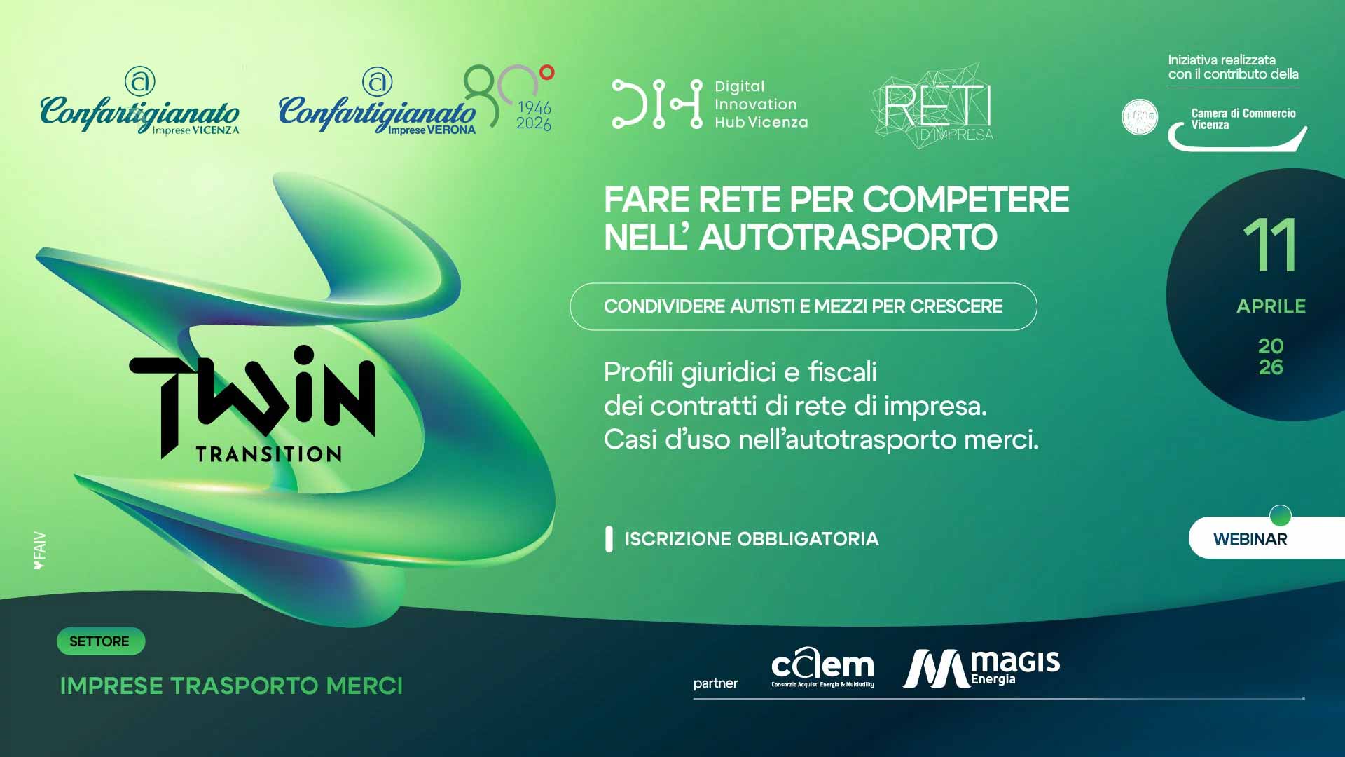 TRASPORTO MERCI – Fare rete per competere nell'autotrasporto: sabato 11 aprile, un webinar informativo su una possibile soluzione ad alcuni problemi
