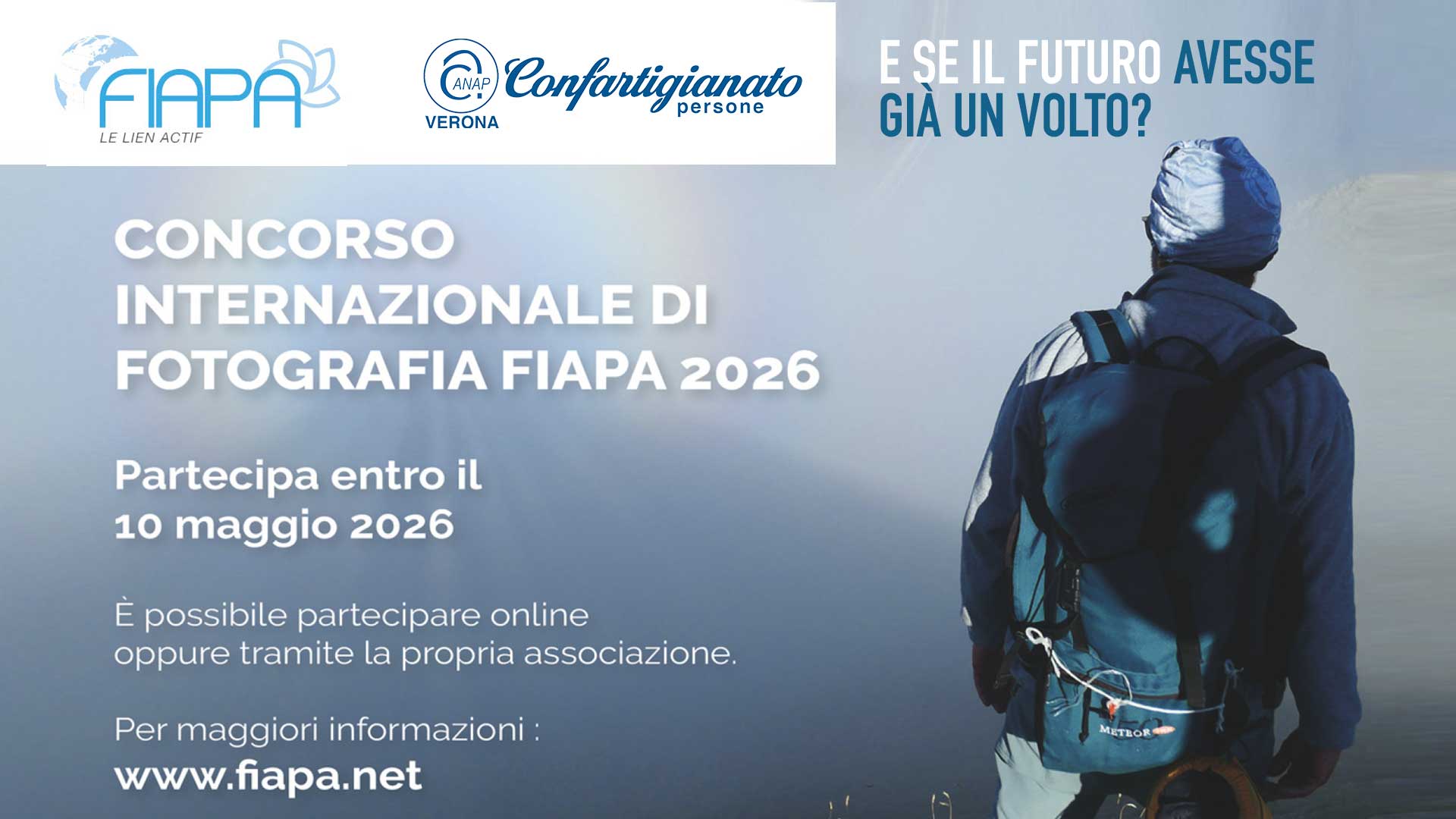 ANAP – FIAPA lancia il 2° Concorso Internazionale di Fotografia 2026: invito alla partecipazione dei soci Anap Verona