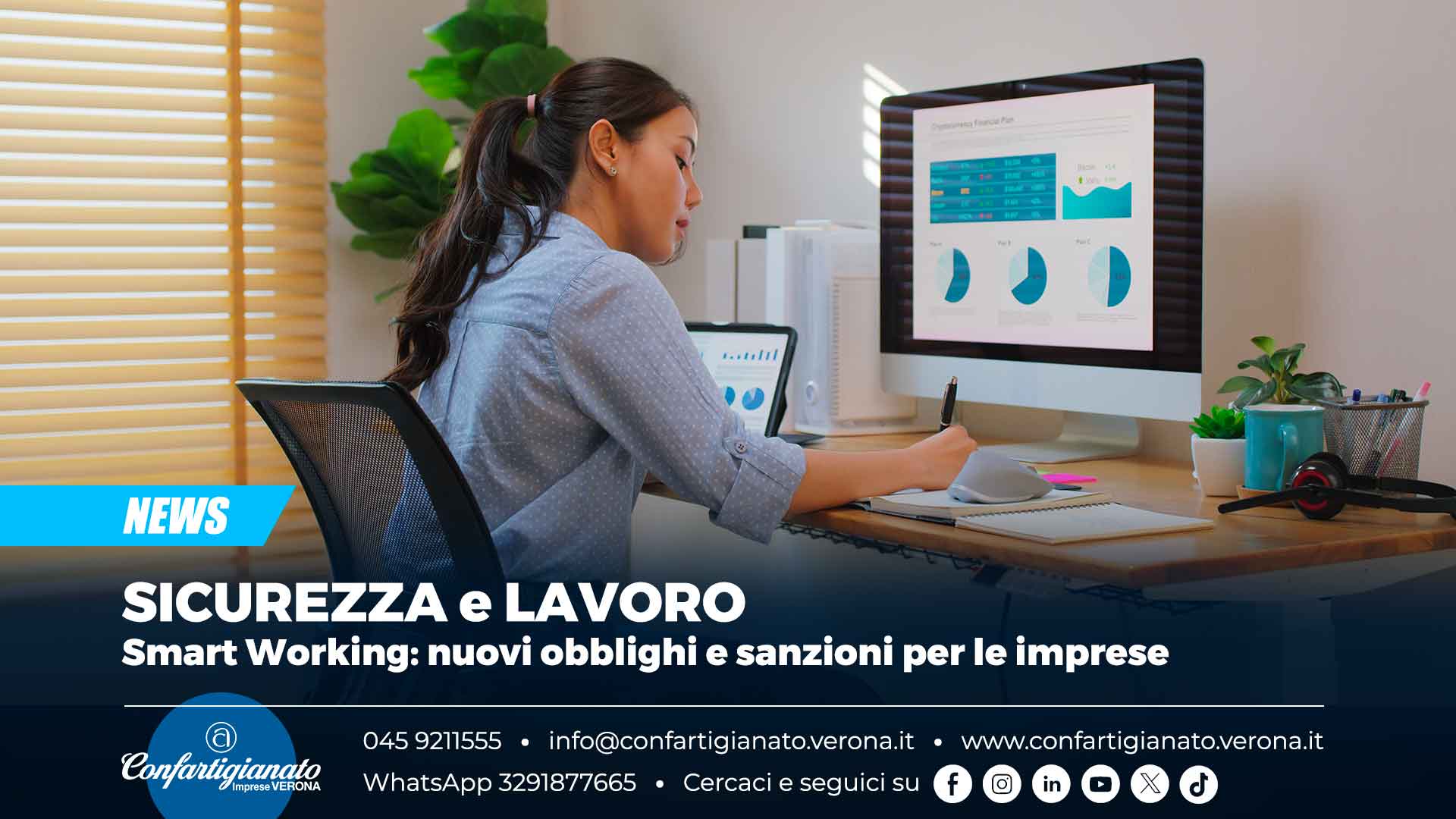 SICUREZZA e LAVORO – Smart Working: nuovi obblighi e sanzioni per le imprese