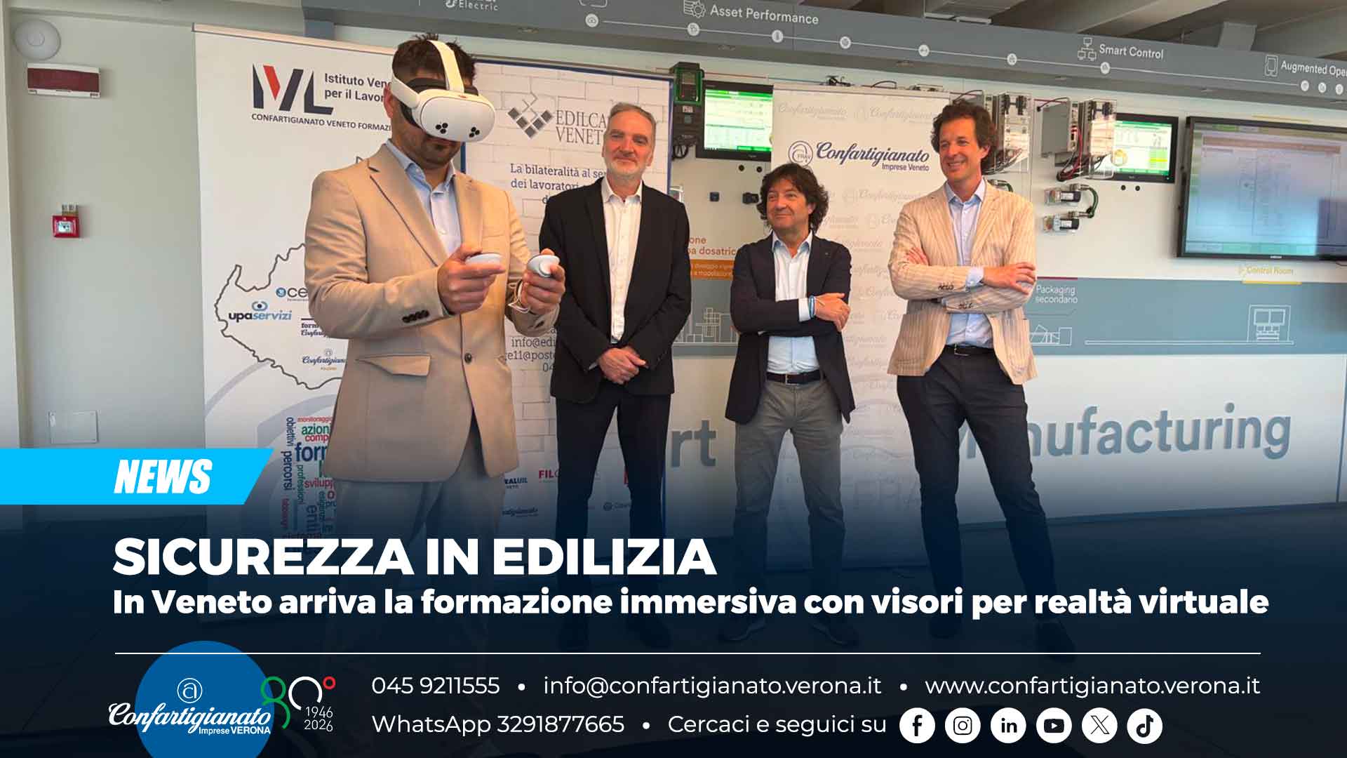 SICUREZZA IN EDILIZIA – In Veneto arriva la formazione immersiva con visori per realtà virtuale