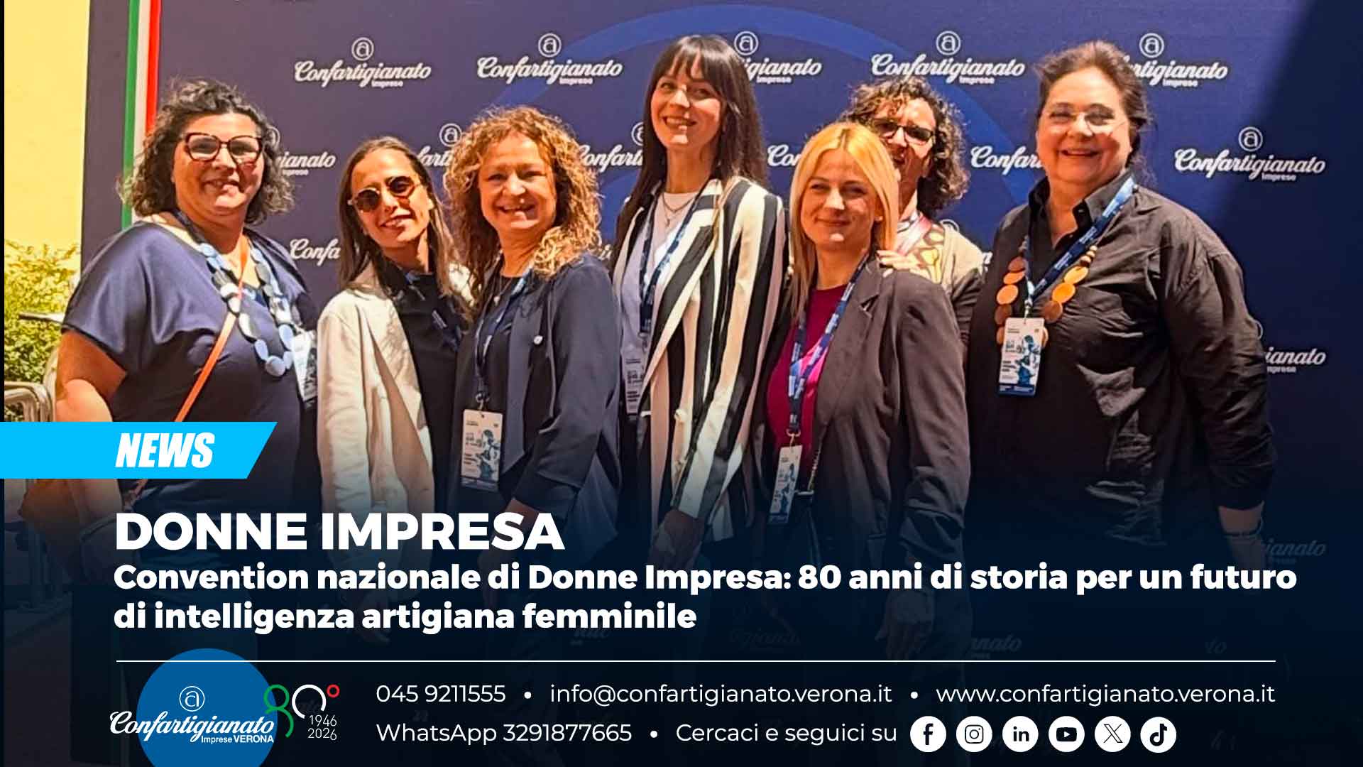 DONNE IMPRESA – Convention nazionale di Donne Impresa: 80 anni di storia per un futuro di intelligenza artigiana femminile