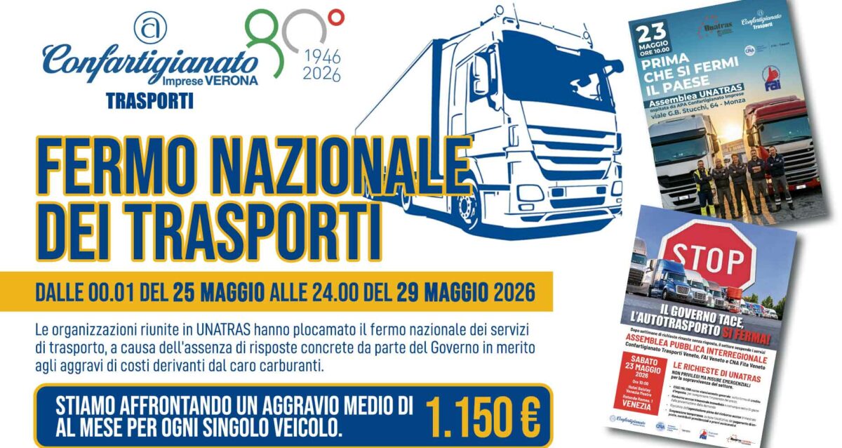 AUTOTRASPORTO – Un weekend di fuoco verso il fermo dei trasporti! Il 22 maggio, convocazione del Governo; il 23 maggio, assemblee nazionale ed interregionale di Unatras