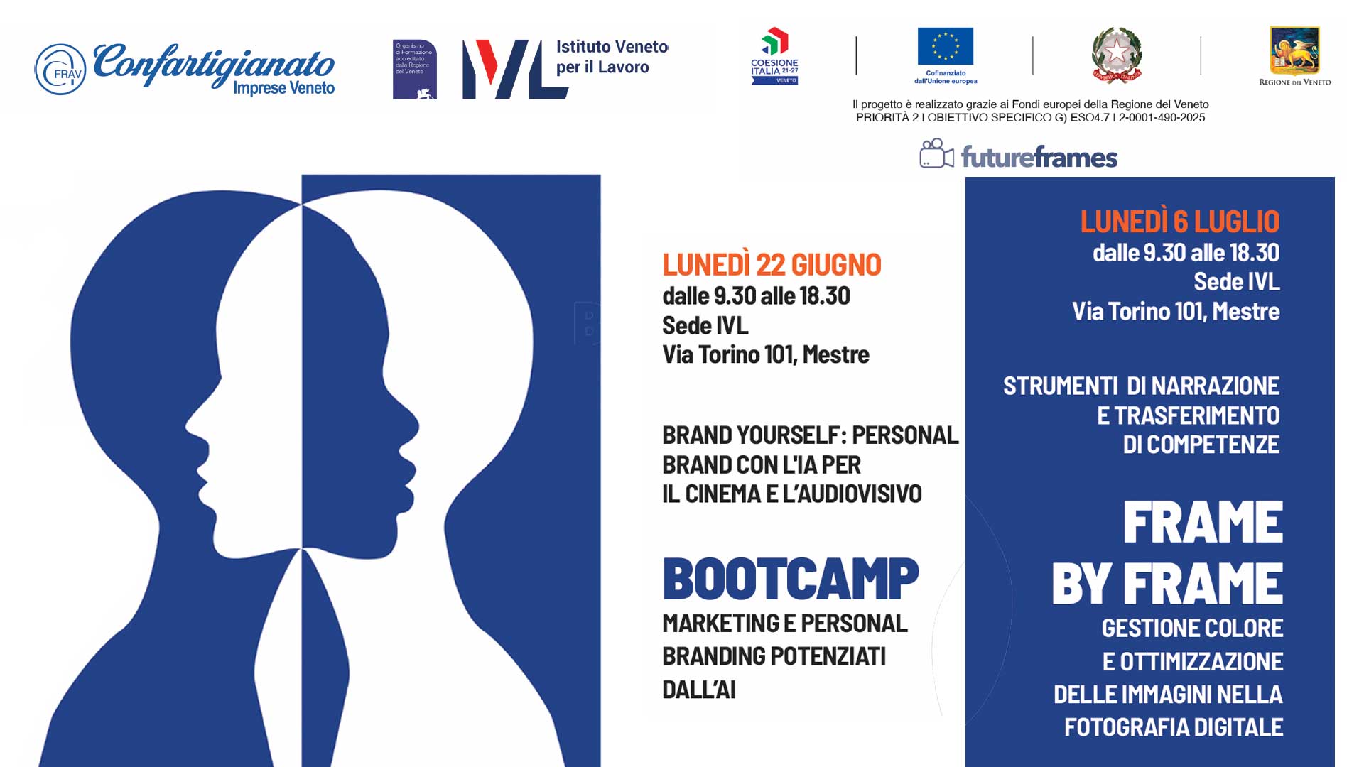 COMUNICAZIONE – Seminari tecnici per imprese Fotografia, Comunicazione, Grafica: il 22 giugno come sfruttare l'IA e il 6 luglio la gestione del colore nelle immagini