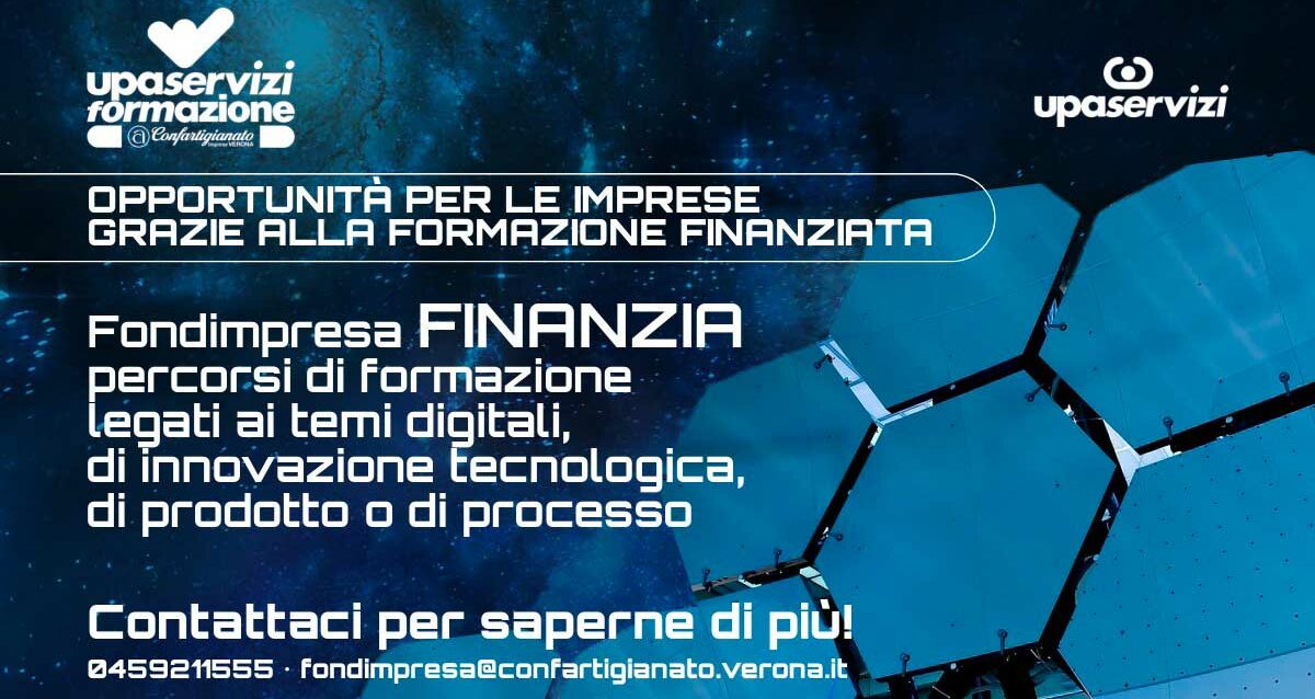 FORMAZIONE FINANZIATA – Fondimpresa finanzia percorsi di formazione legati ai temi digitali, di innovazione tecnologica, di prodotto o di processo. Contattaci!