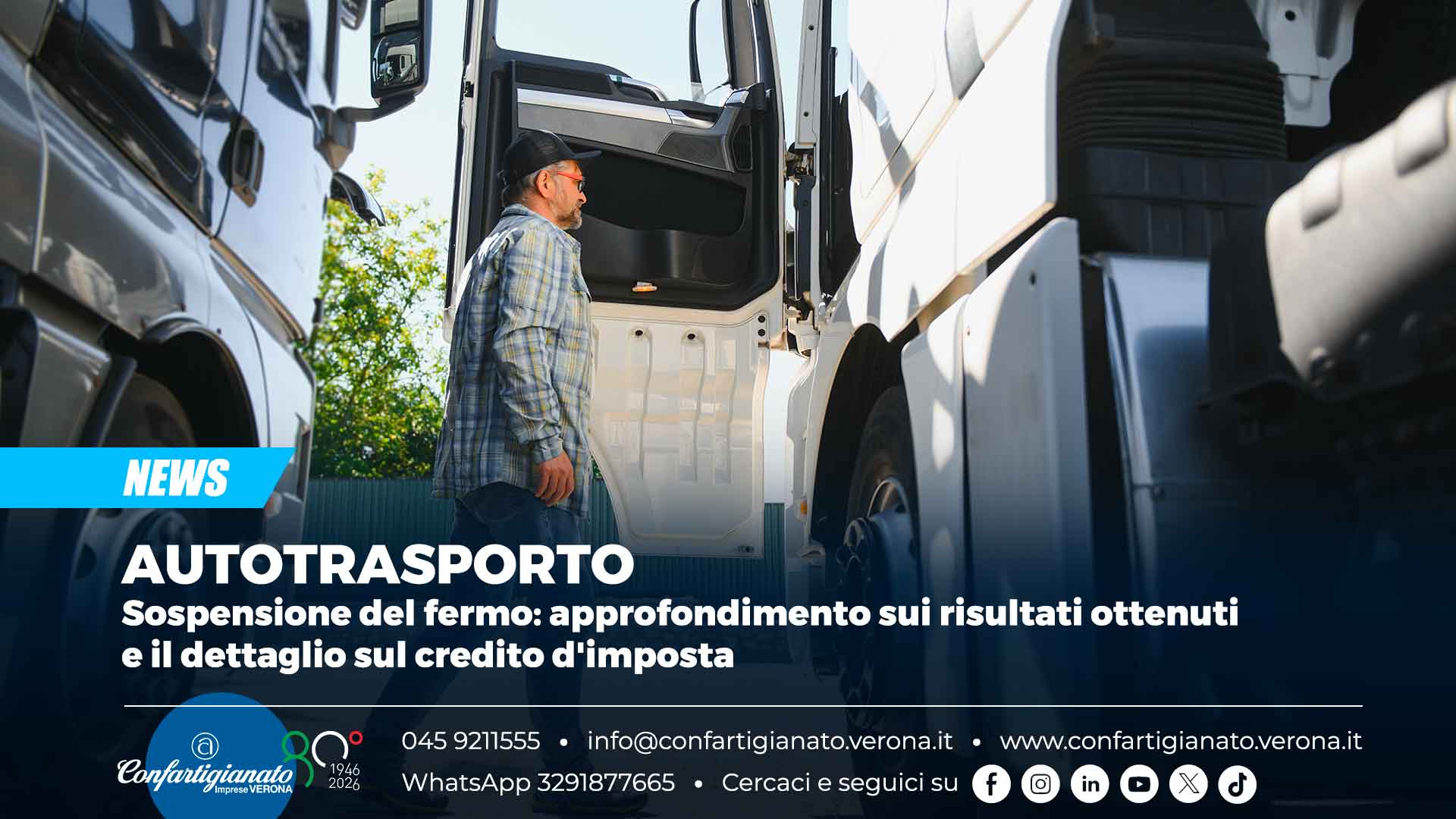 AUTOTRASPORTO – Sospensione del fermo: approfondimento sui risultati ottenuti e il dettaglio sul credito d'imposta
