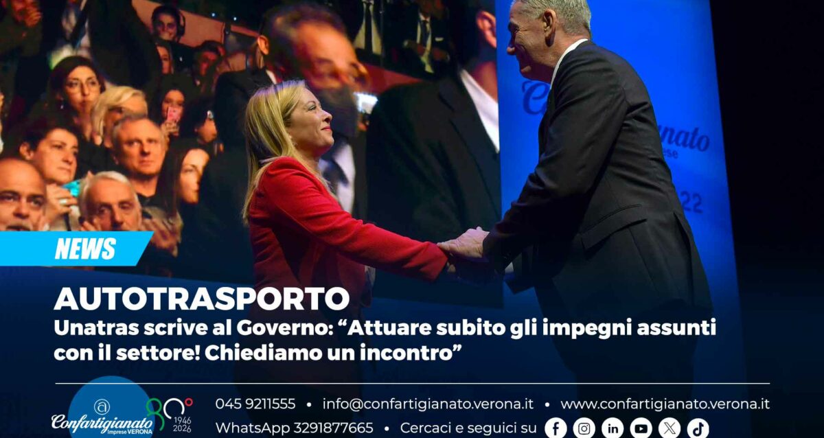 AUTOTRASPORTO – Unatras scrive al Governo: “Attuare subito gli impegni assunti con il settore! Chiediamo un incontro”