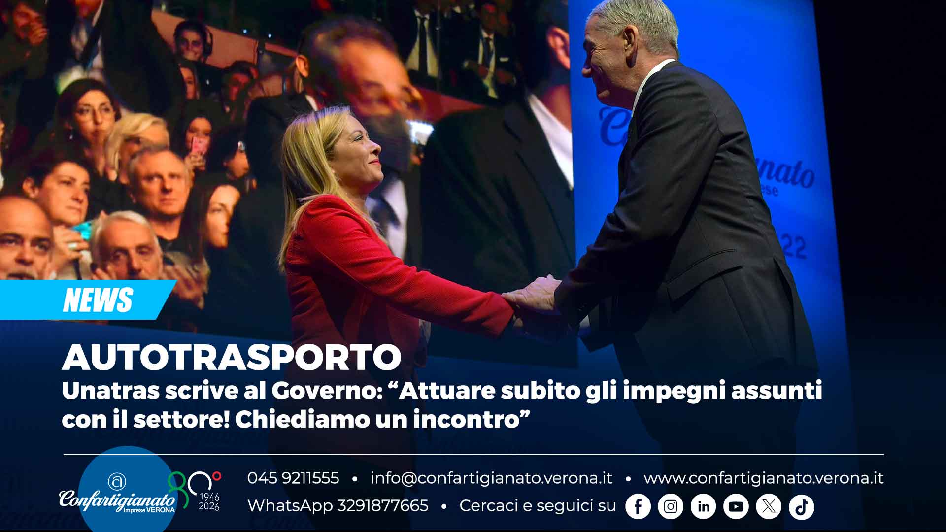 AUTOTRASPORTO – Unatras scrive al Governo: “Attuare subito gli impegni assunti con il settore! Chiediamo un incontro”