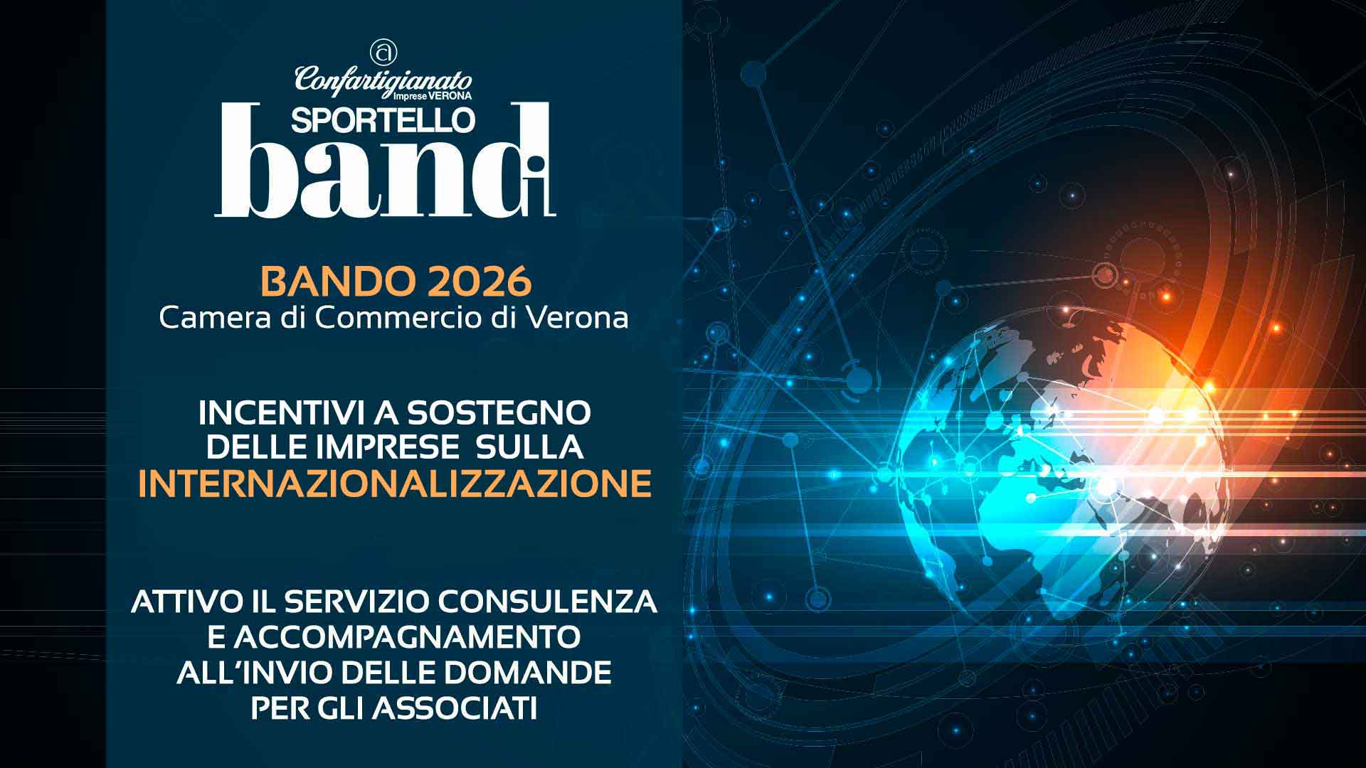 BANDO – Dalla CCIAA incentivi a sostegno delle imprese sull'Internazionalizzazione. Attivo il servizio consulenza per Associati