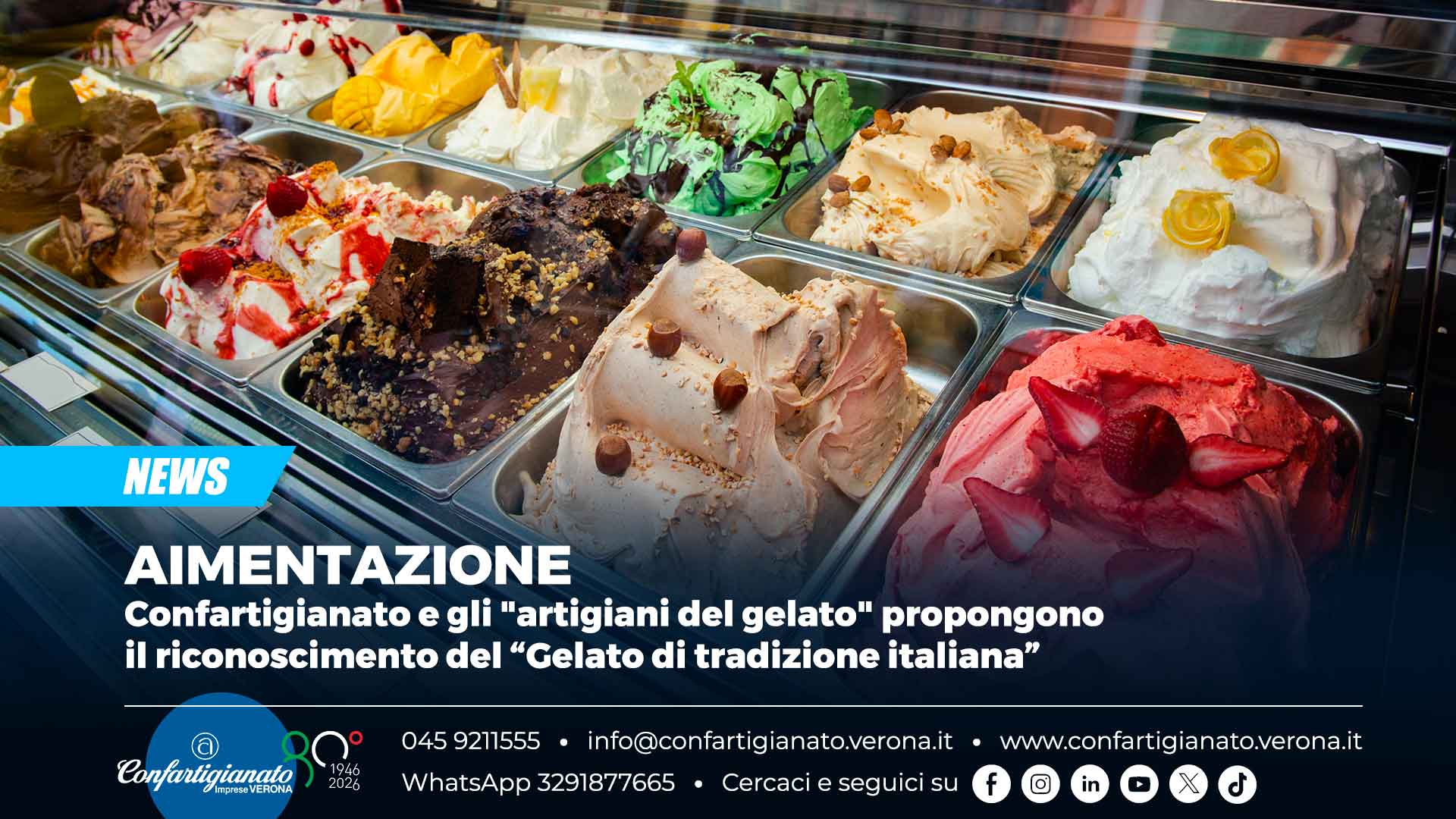 ALIMENTAZIONE – Confartigianato e gli "artigiani del gelato" propongono il riconoscimento del “Gelato di tradizione italiana”