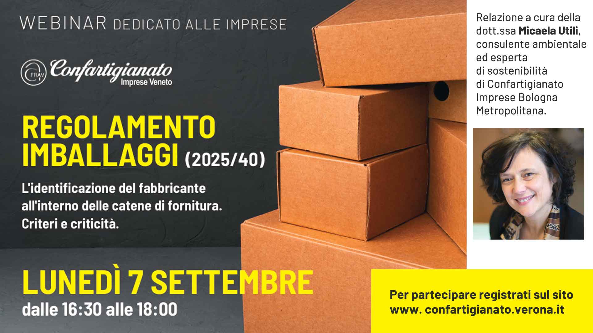 AMBIENTE – Il 7 settembre, un webinar per approfondire la "rivoluzione" del nuovo Regolamento Imballaggi UE 2025/40 (PPWR). Registrati per partecipare