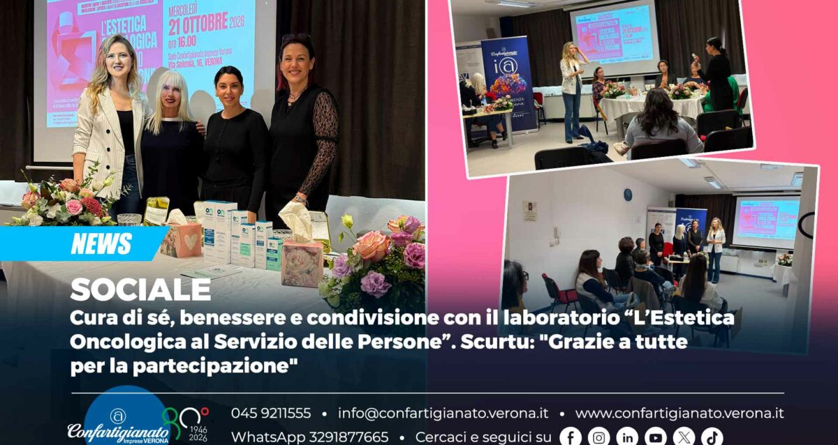 SOCIALE – Cura di sé, benessere e condivisione con il laboratorio “L’Estetica Oncologica al Servizio delle Persone”. Scurtu: "Grazie a tutte per la partecipazione"